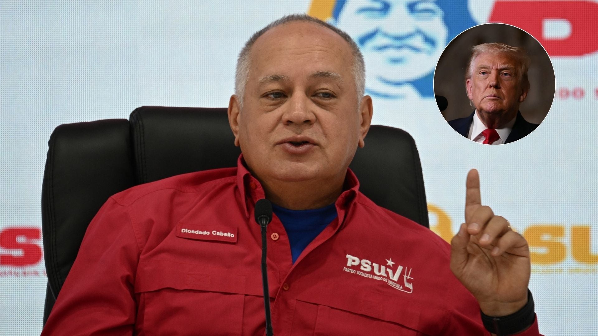 La pulla de Diosdado Cabello a Donald Trump - Fotos: AFP