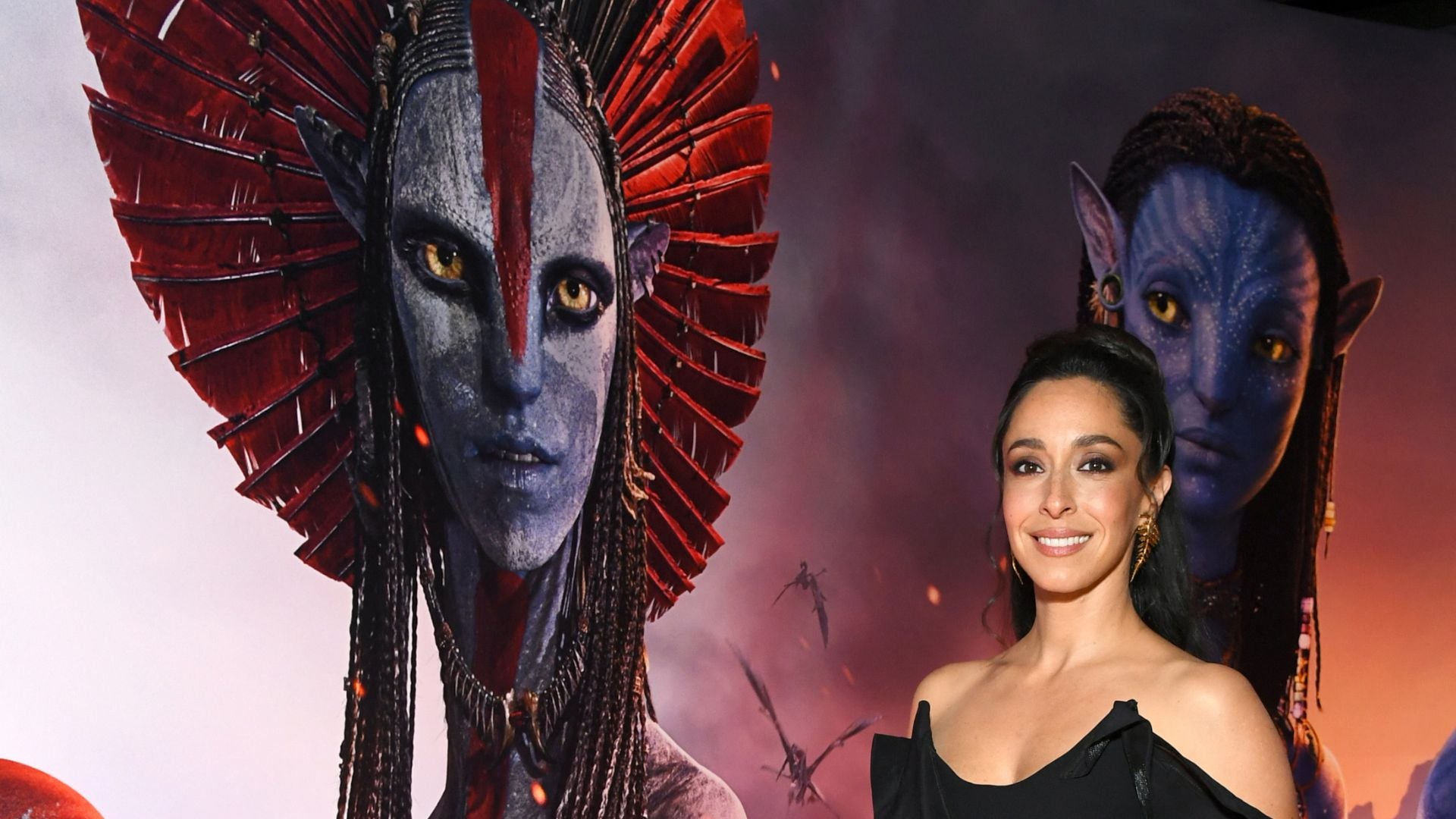 Oona Chaplin en la premier de 'Avatar: fuego y ceniza'-Foto: AFP