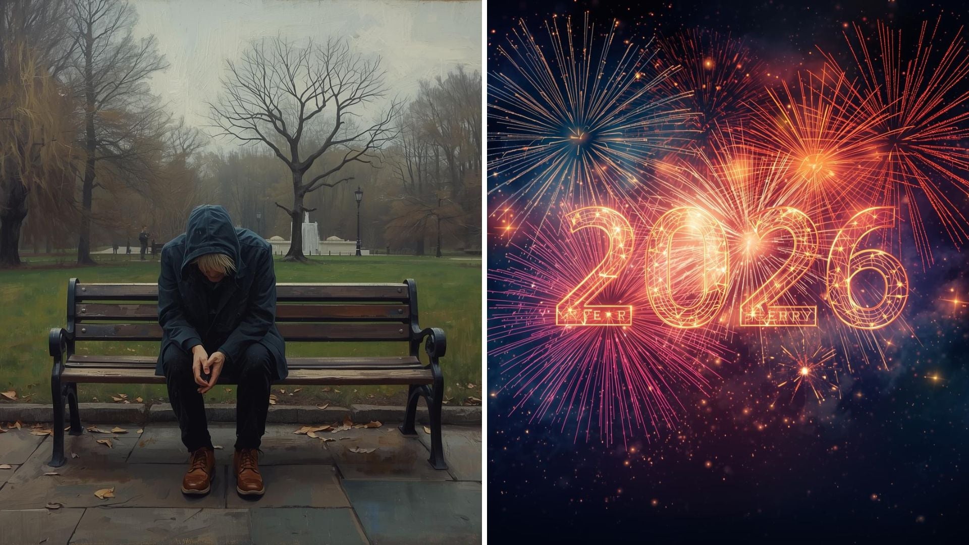 Salud mental en las fiestas de Año Nuevo-Foto: IA CANVA