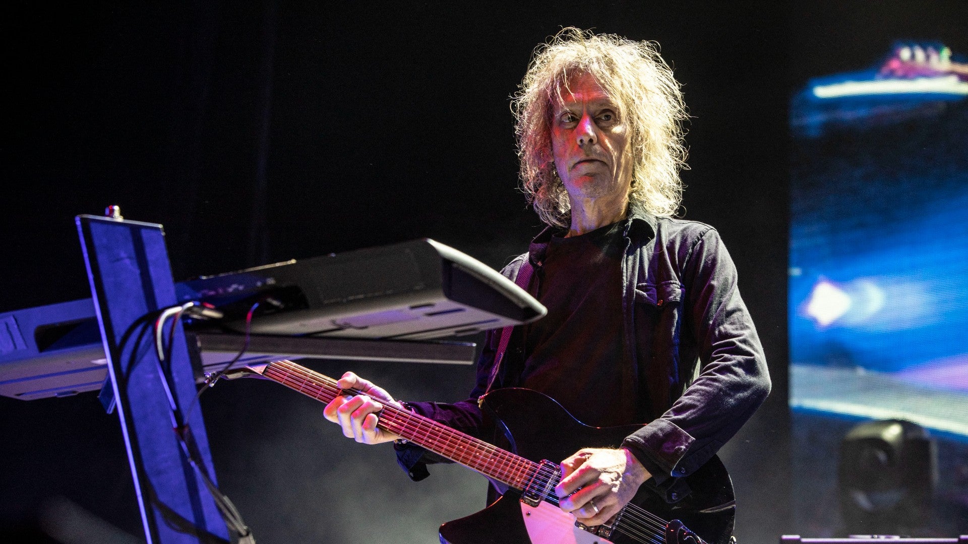 Perry Bamonte, guitarrista y tecladista del grupo The Cure - Foto: AFP