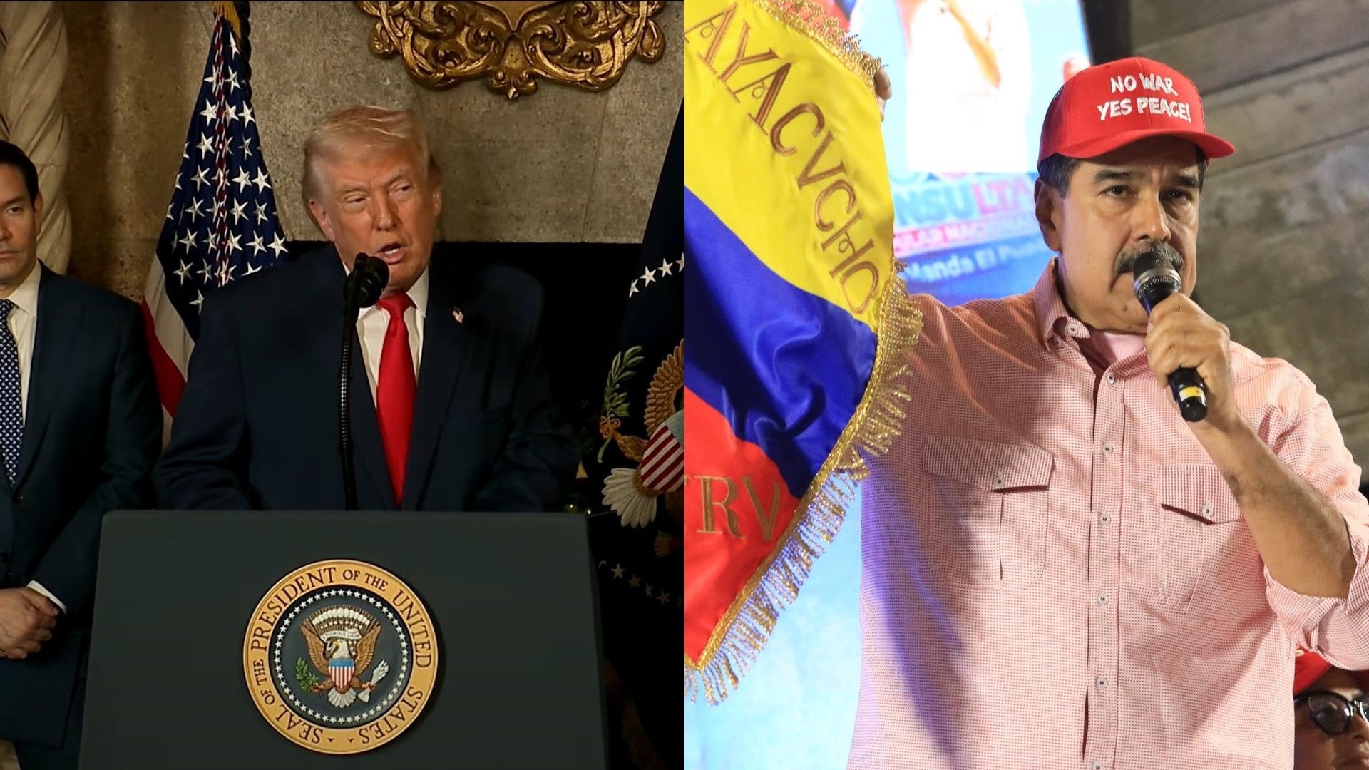 Donald Trump, presidente de Estados Unidos, y Nicolás Maduro - Foto: EFE