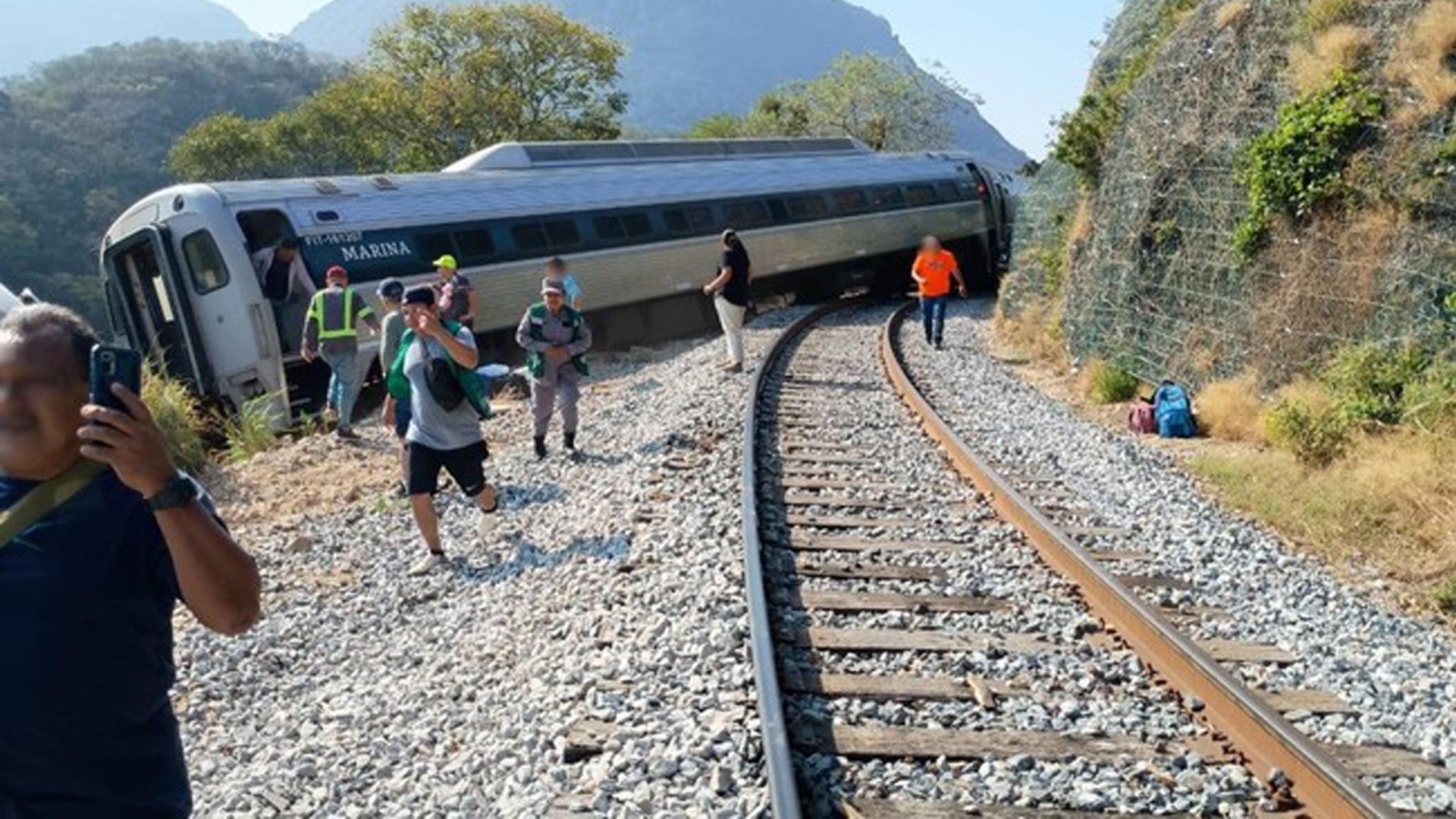 Accidente de tren en México. (EFE)