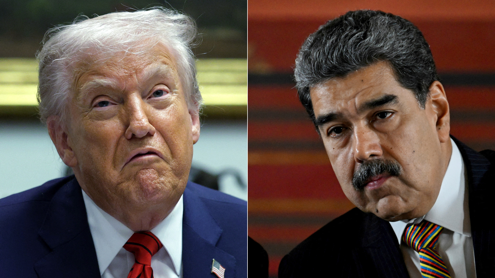 Donald Trump/ Nicolás Maduro - Fotos EFE