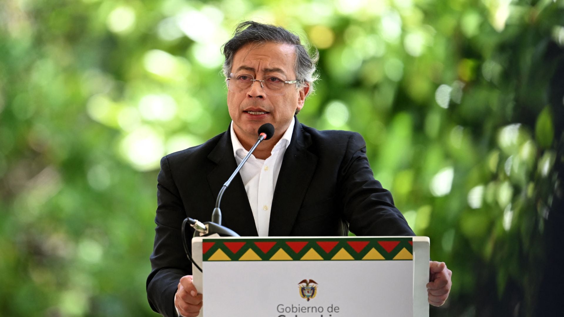 El presidente de Colombia, Gustavo Petro