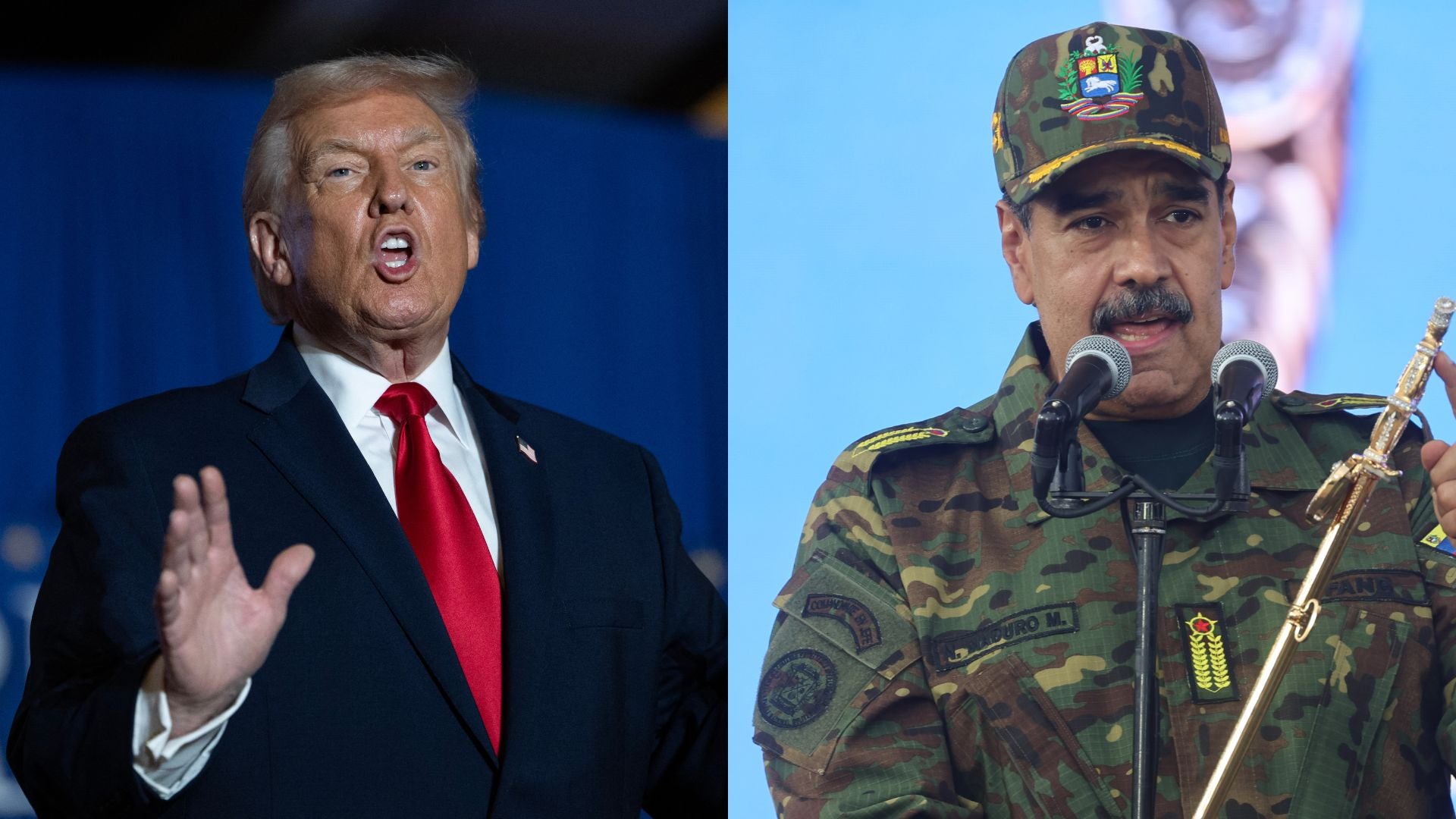Donald Trump y Nicolás Maduro