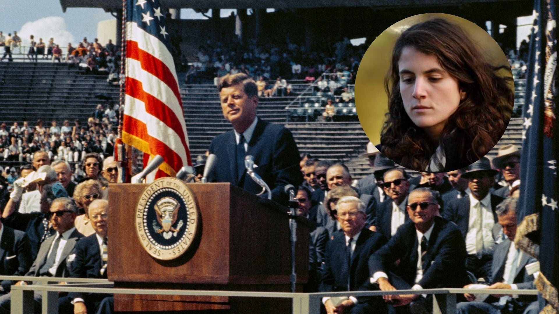 John F. Kennedy y su nieta - Canva y AFP