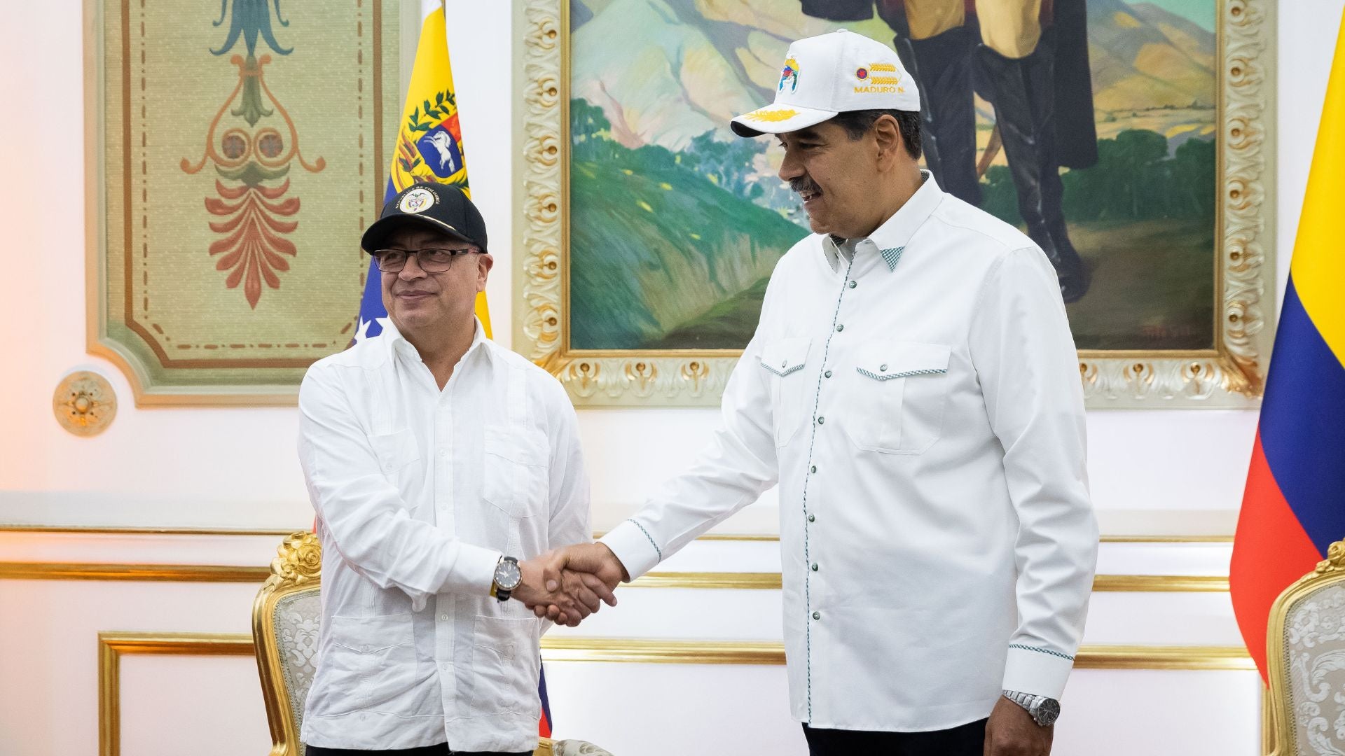 Gustavo Petro y Nicolás Maduro (EFE)