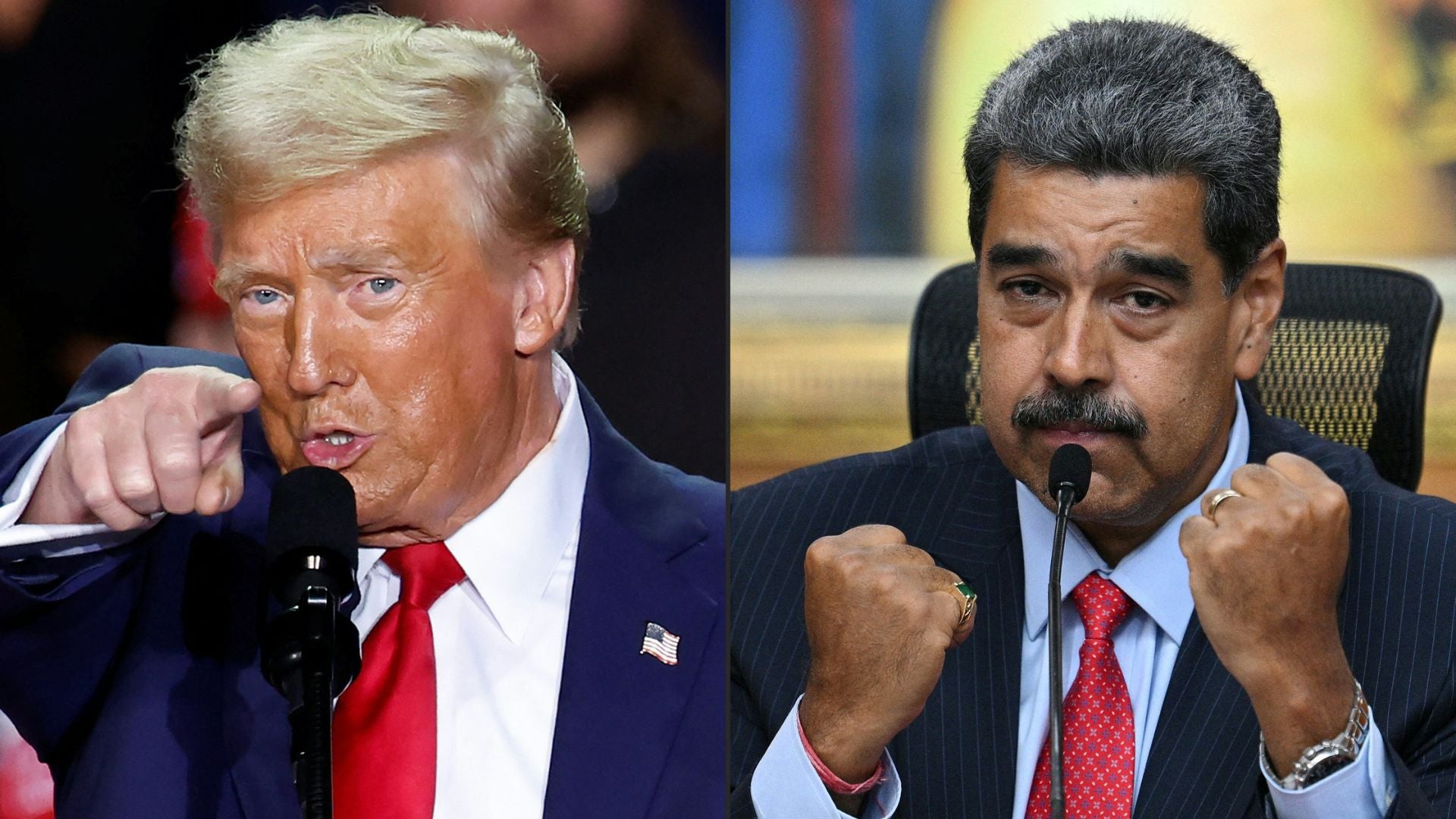 Donald Trump y Nicolás Maduro