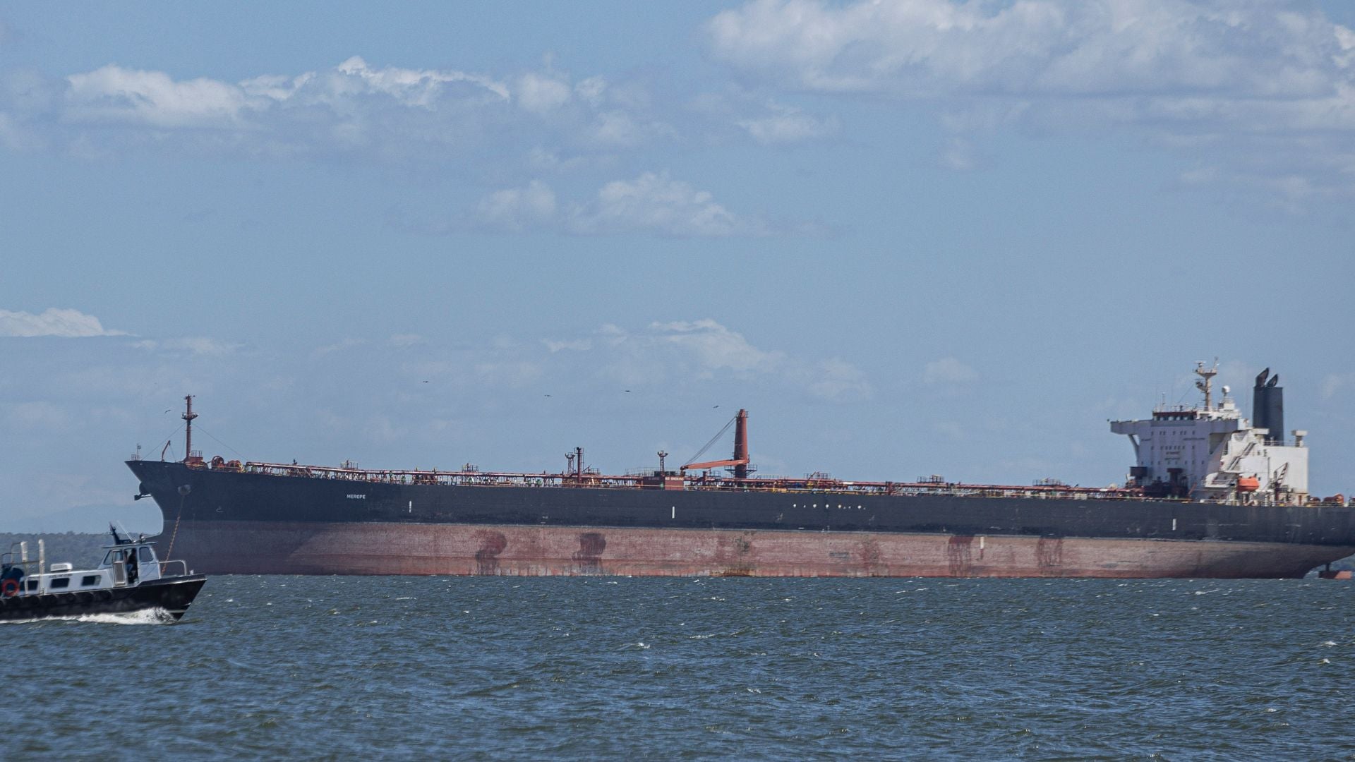 Buque petrolero en el Lago de Maracaibo (Venezuela) - Foto de referencia EFE
