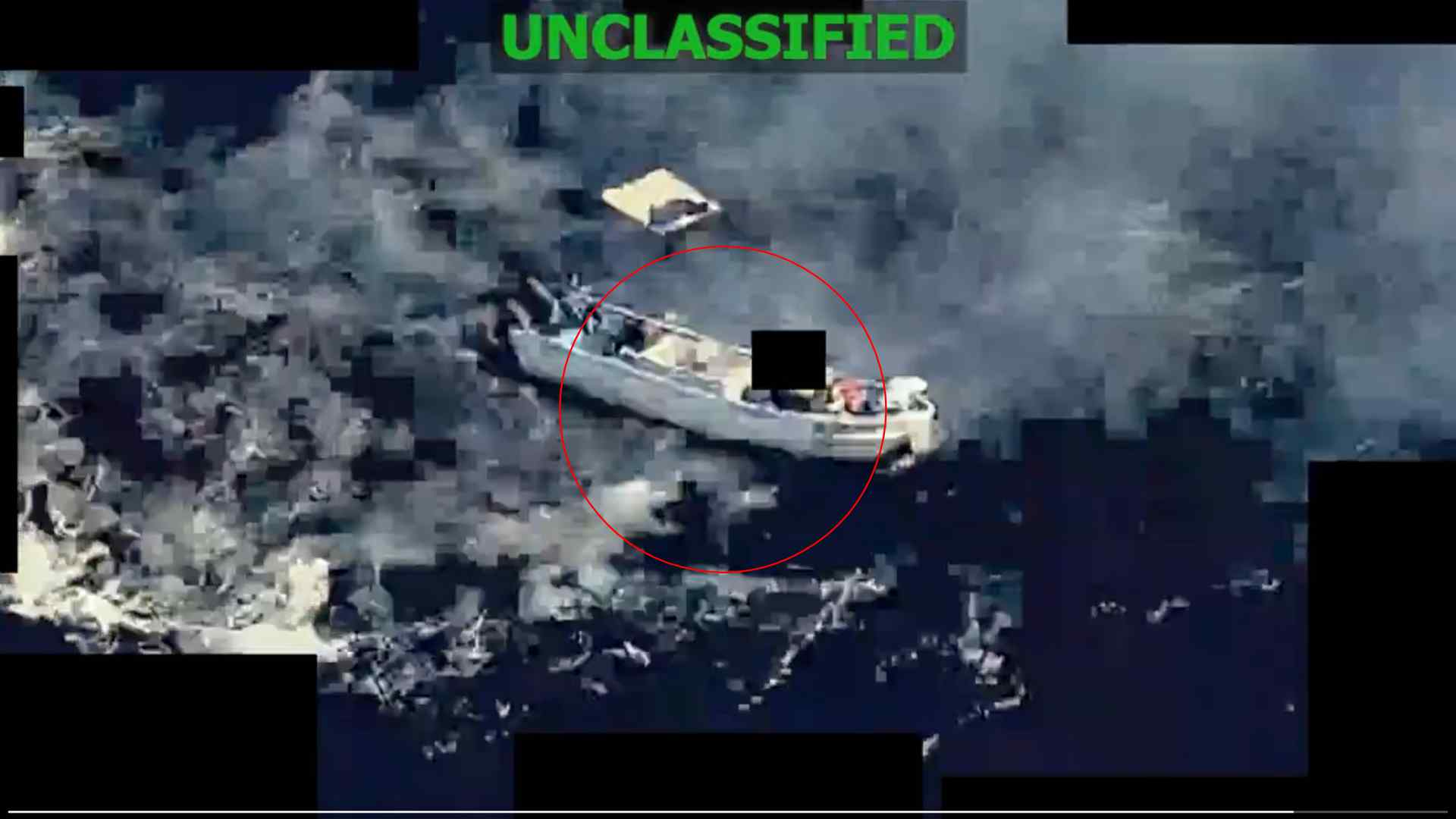 Ataque a lanchas - Captura de video