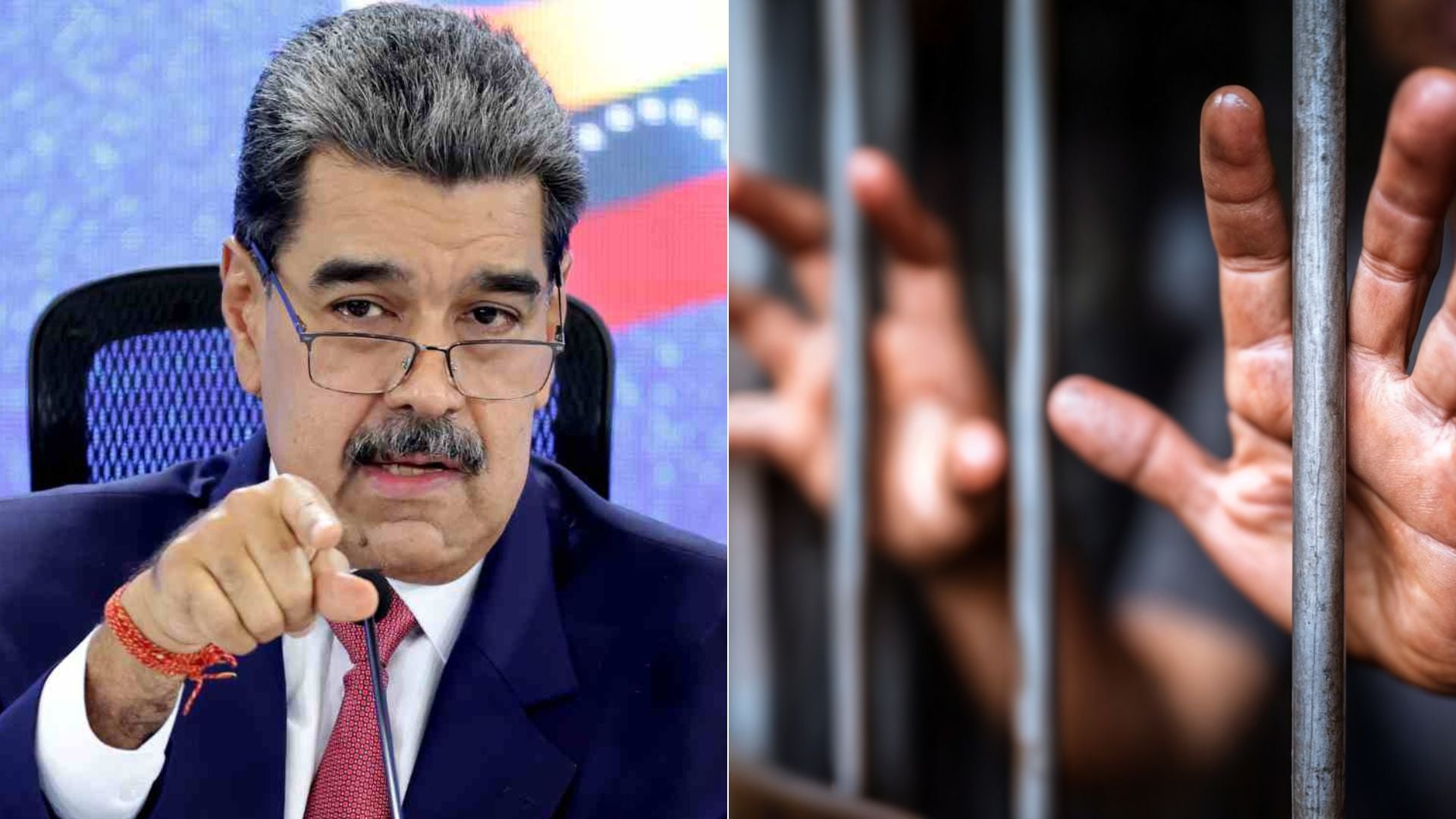 Nicolás Maduro - Foto EFE/ Prisionero - Foto de referencia Canva