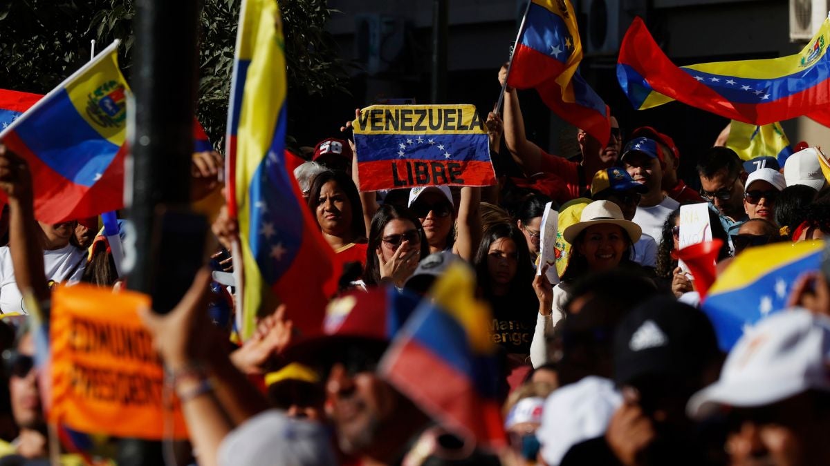 Protestas de venezolanos (EFE)