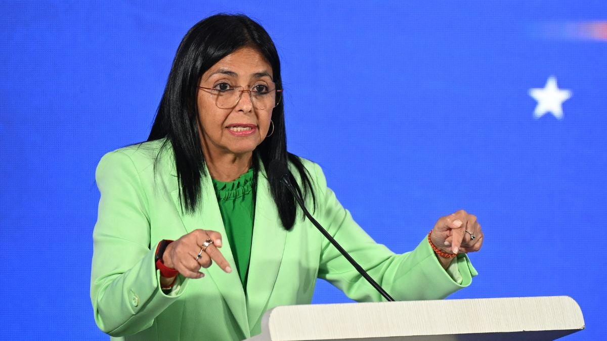 Delcy Rodríguez - Foto AFP