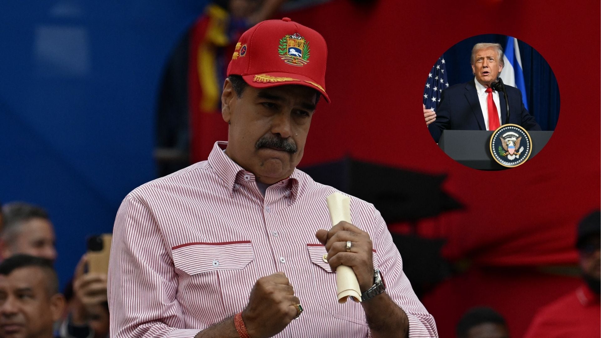 Nicolás Maduro y Donald Trump - Fotos: AFP