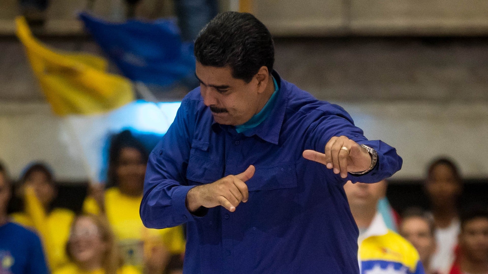 Nicolás Maduro bailando | Foto: EFE