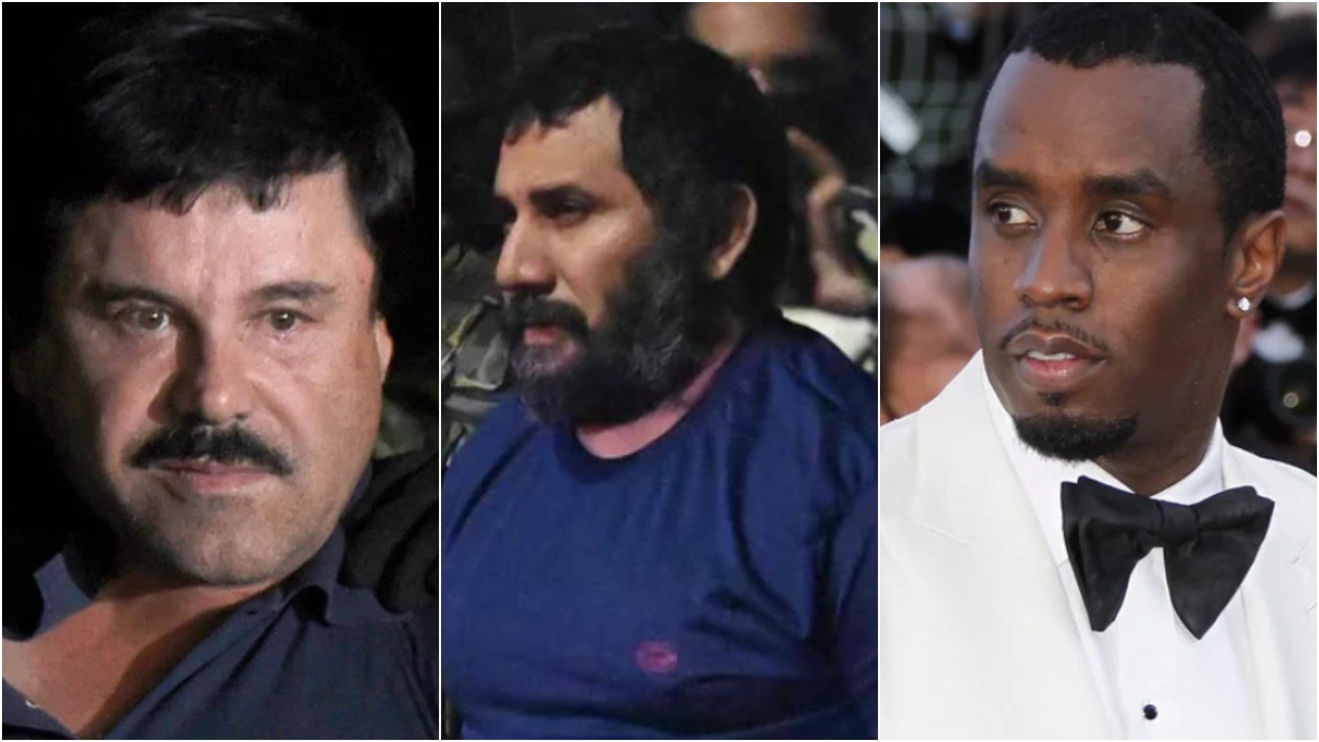 'Chapo' Guzmán, 'Fito' Macías, 'Diddy' Combs - Fotos: AFP / EFE