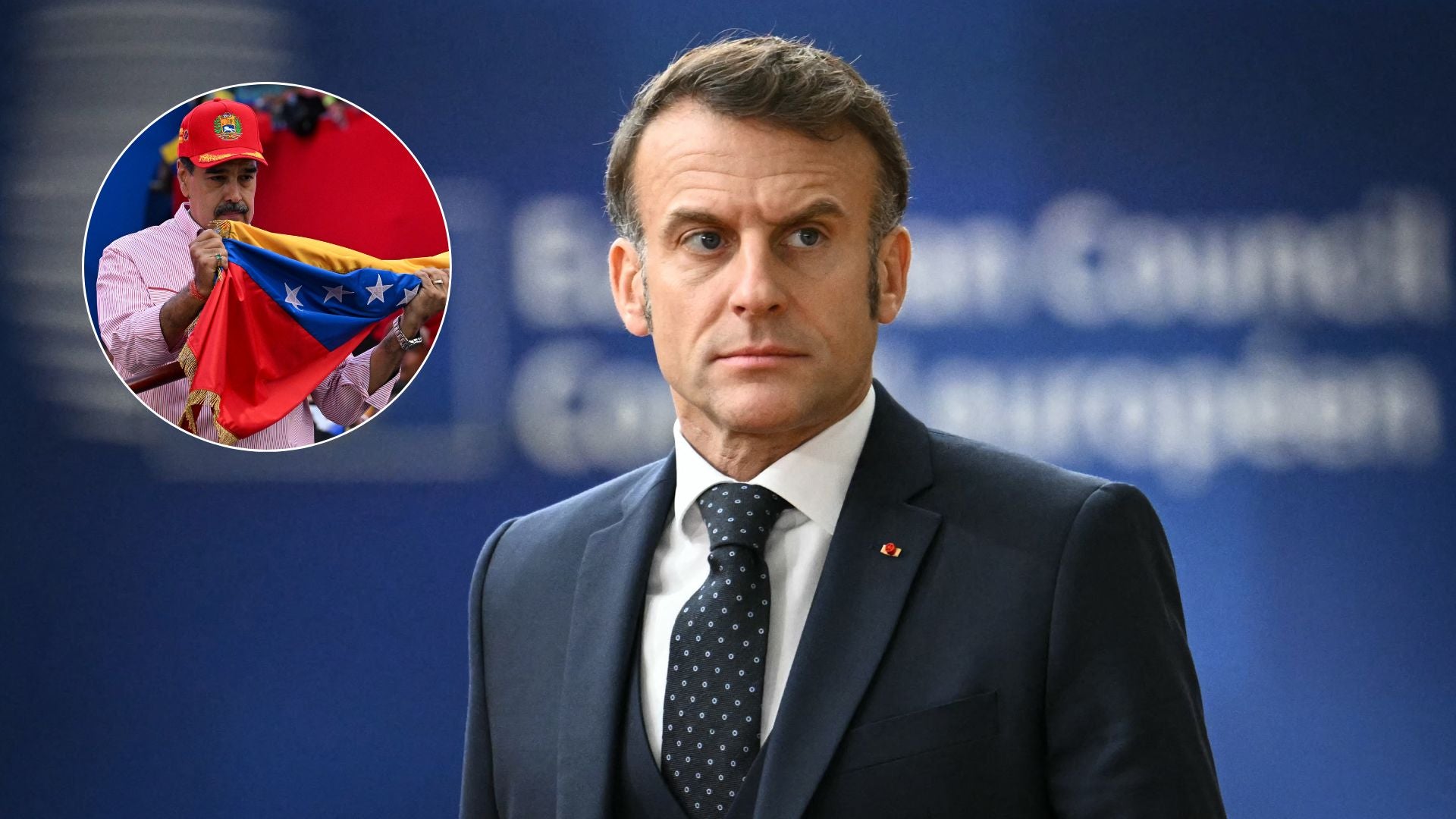 Emmanuel Macron presidente de Francia / Nicolás Maduro - Fotos: AFP