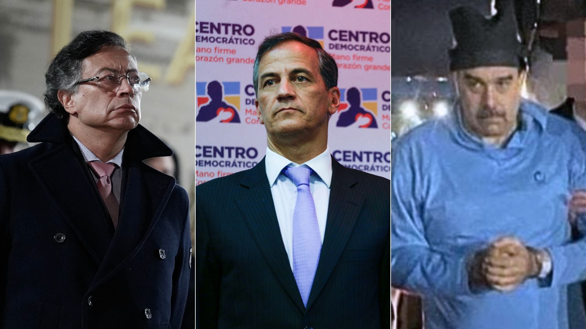 Gustavo Petro/ Rafael Nieto - Fotos AFP/ Nicolás Maduro - Foto EFE