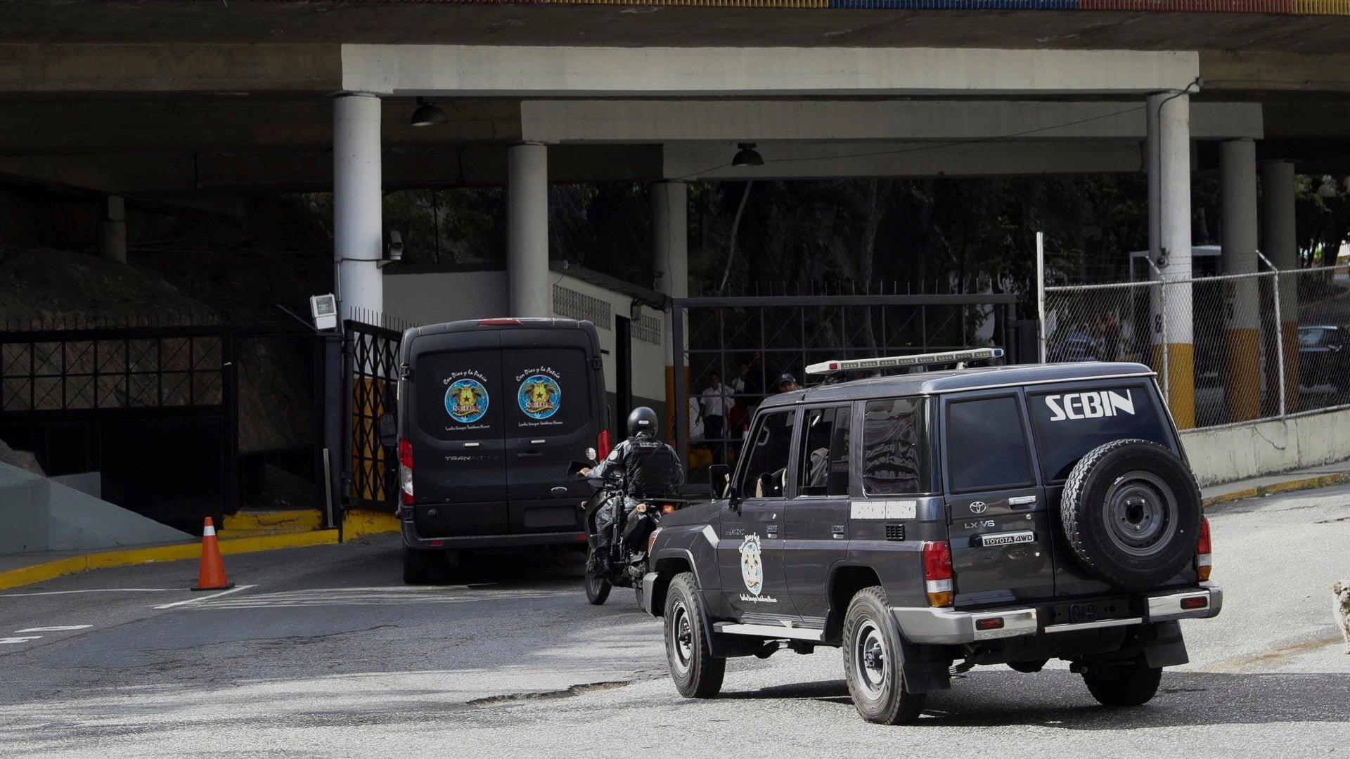 Unidades del Servicio Bolivariano de Inteligencia Nacional (SEBIN) - Foto de referencia: EFE
