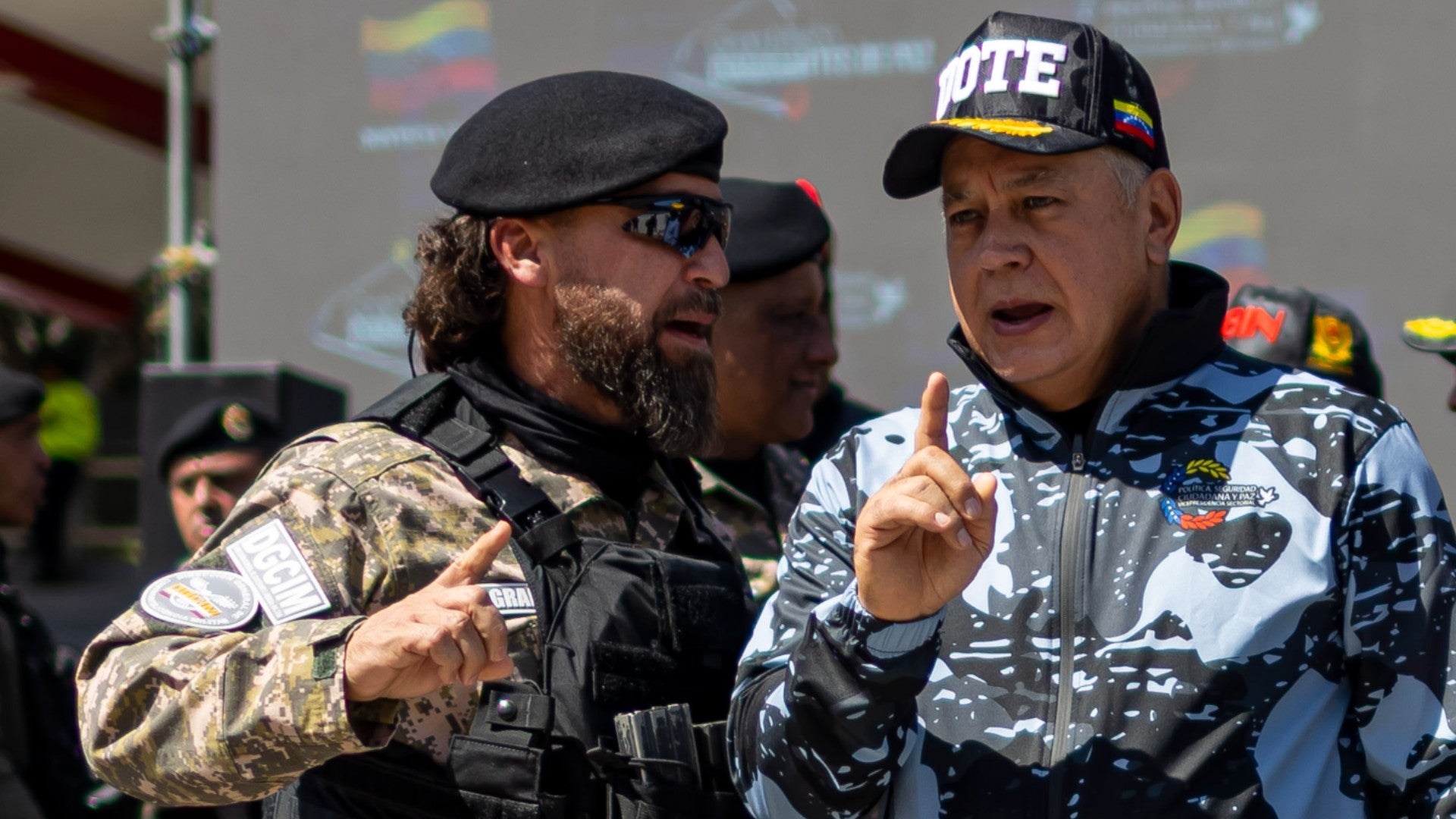 Granko Arteaga, militar del régimen venezolano / Diosdado Cabello, prófugo de la justicia de los EE. UU. - Fotos: EFE