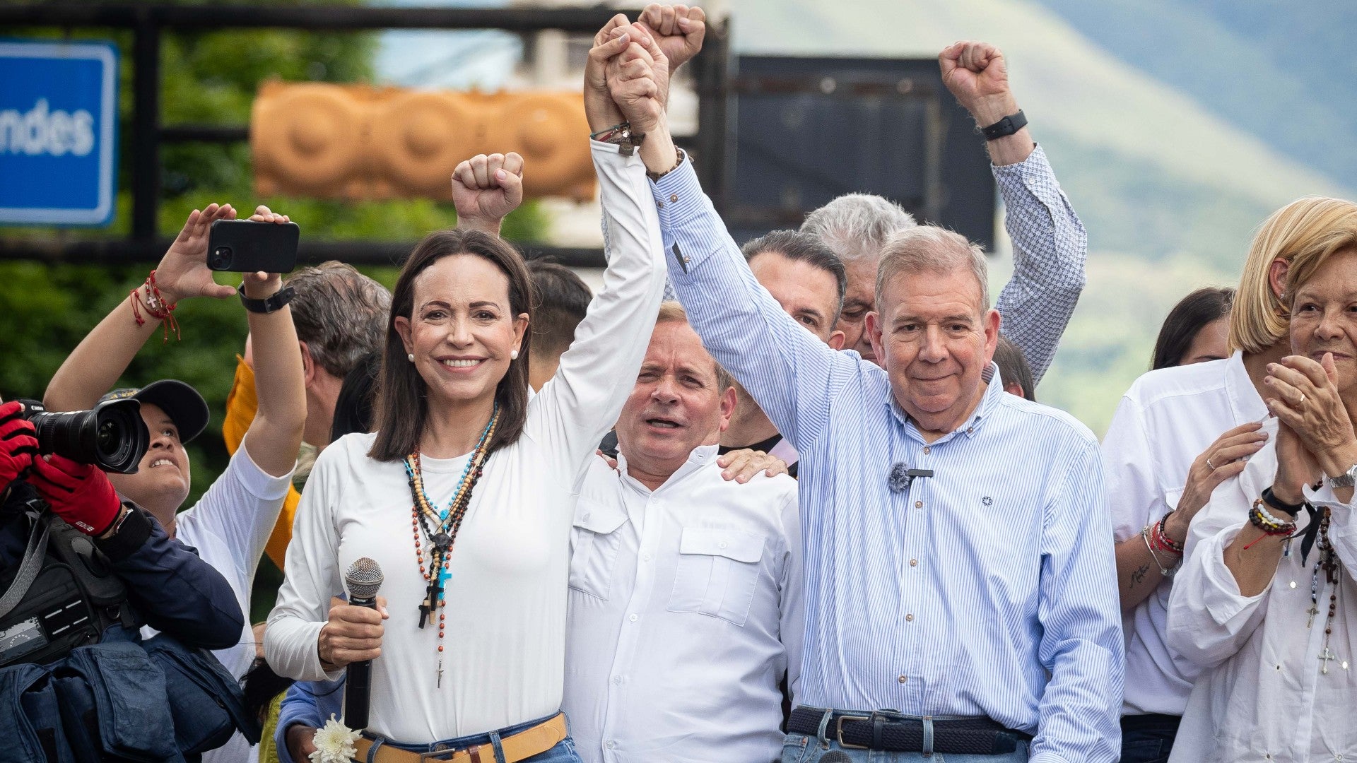 María Corina Machado y Edmundo González | Foto: EFE