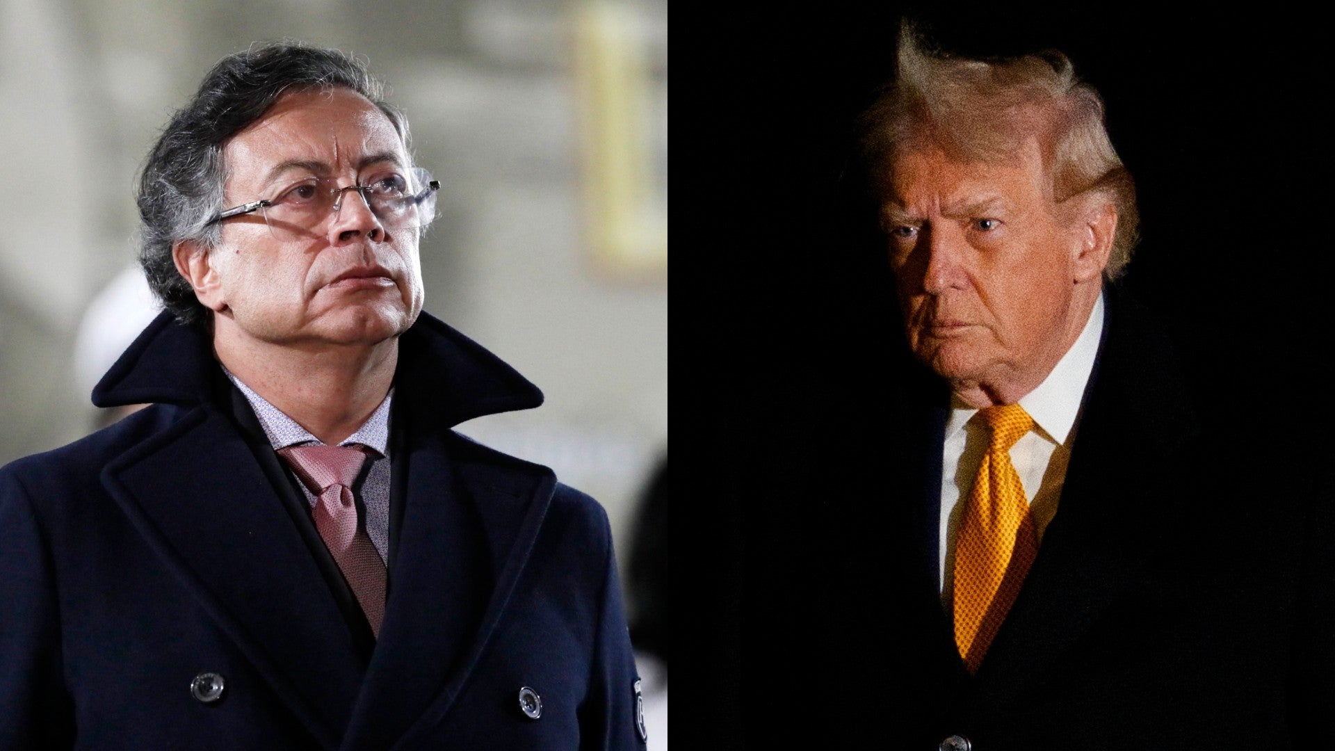 Gustavo Petro y Donald Trump | Foto: EFE