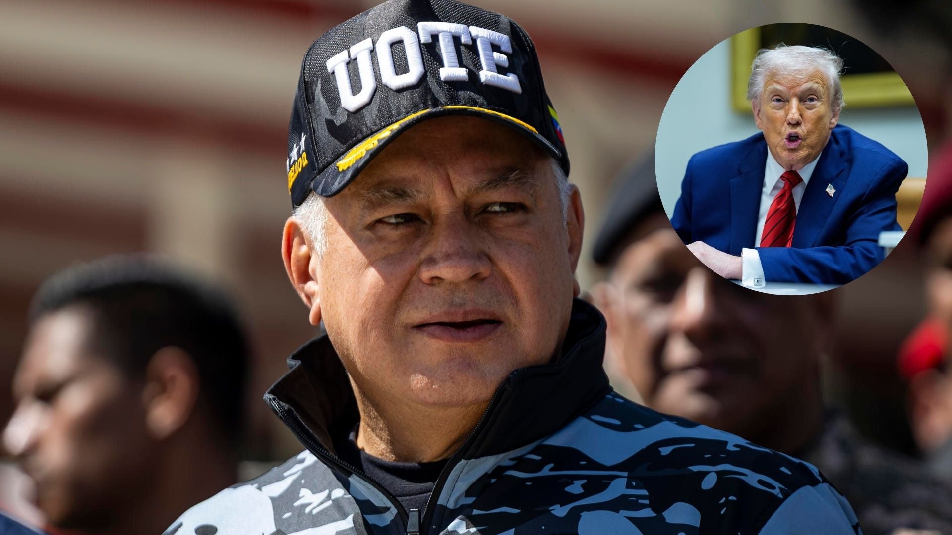 Diosdado Cabello arremetió contra la administración de Trump - Fotos: EFE