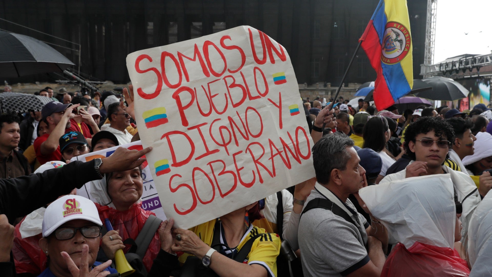 Manifestaciones en Bogotá | Foto: AFP