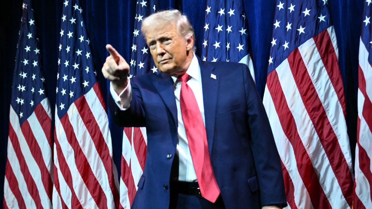 Donald Trump, presidente de EE. UU. (AFP)