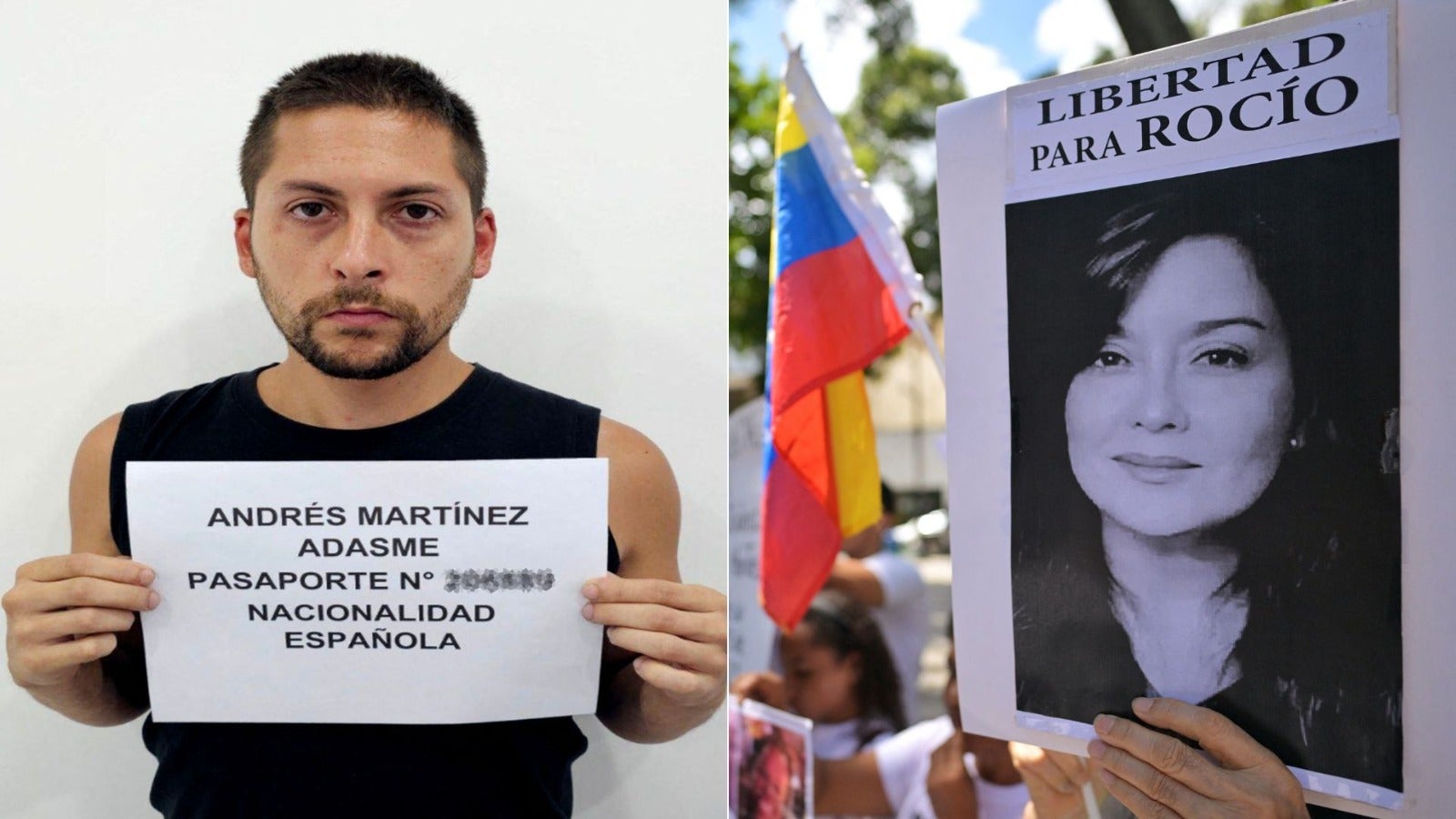 Andrés Martínez Adasme Rocío San Miguel - Fotos: AFP