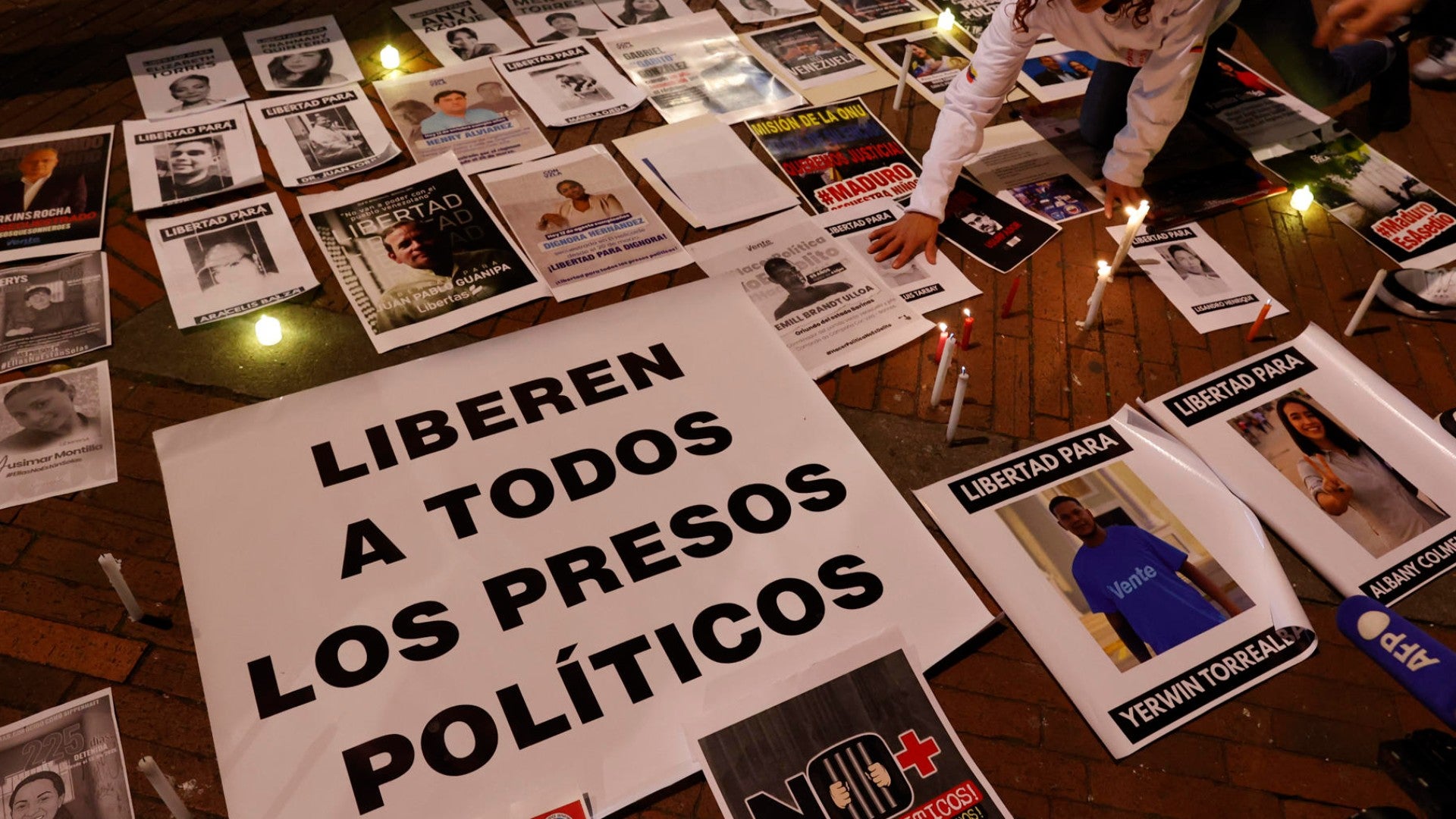 Pedido de libertad de los presos políticos en Venezuela - Foto: EFE