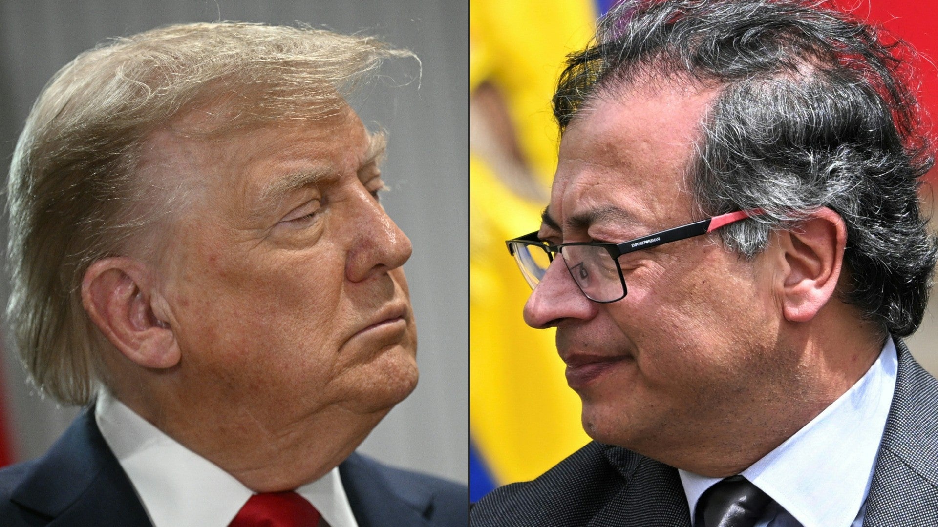 Donald Trump y Gustavo Petro | Foto: AFP