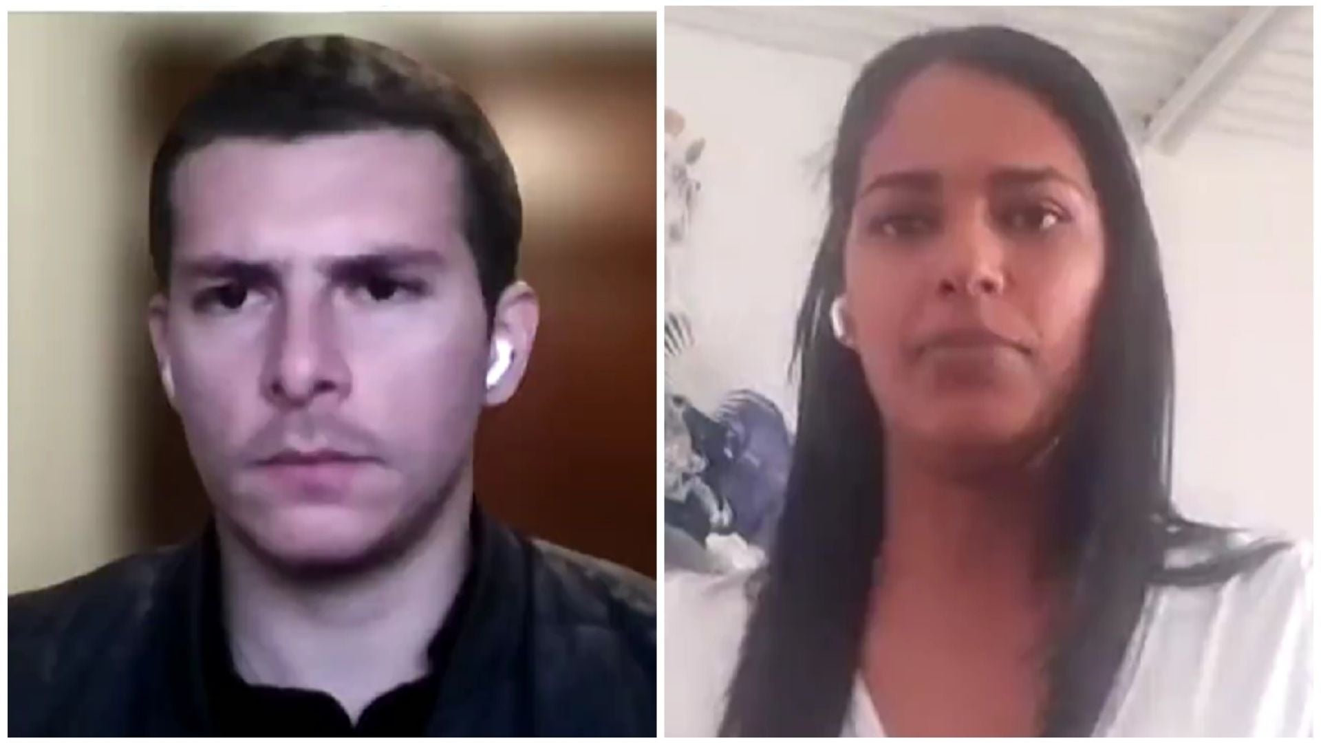 Santiago Rocha, hijo de Perkins Rocha, asesor jurídico de María Corina Machado, y Johany Méndez, tía de Gabriel Rodríguez Méndez, menor de edad condenado por el régimen madurista – Fotos: NTN24