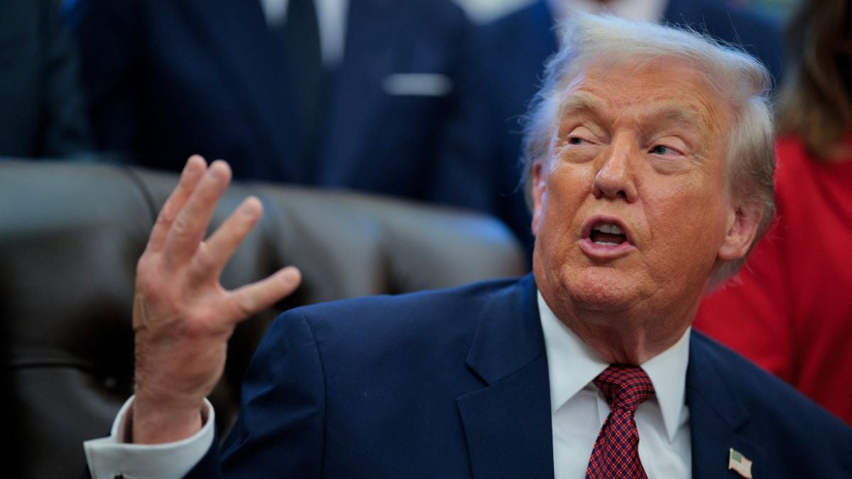 Donald Trump, presidente de EE. UU.