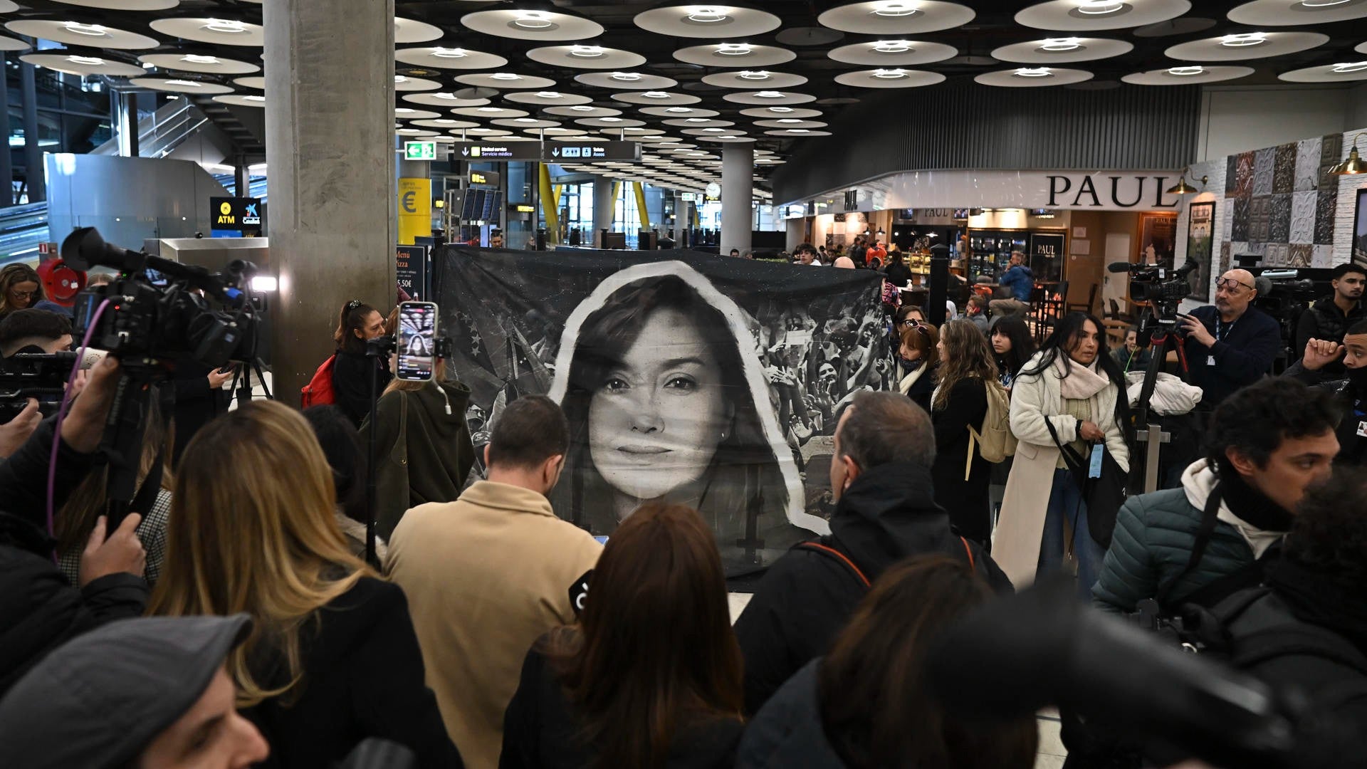 Llegada de Rocío San Miguel a Madrid, España - Foto: EFE