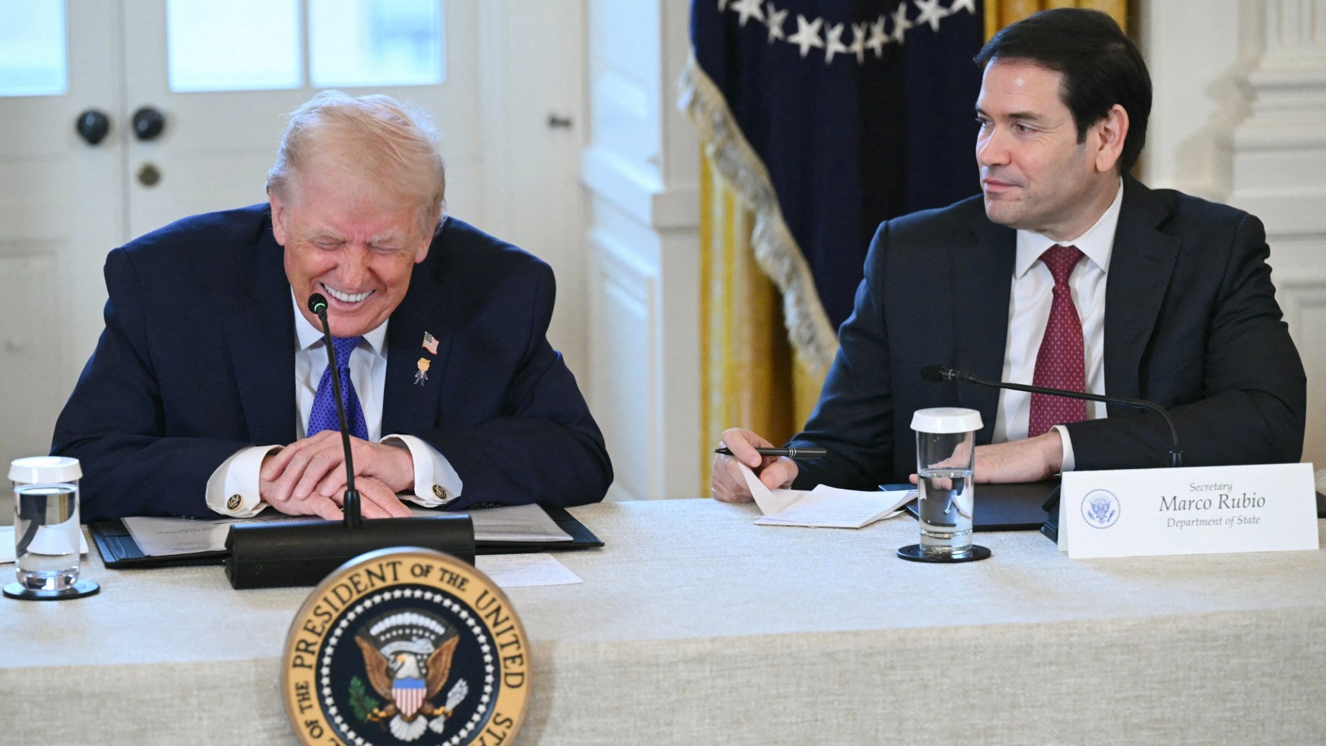 Donald Trump y Marco Rubio | Foto: AFP