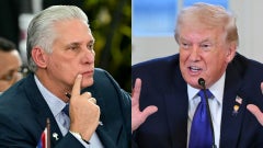Miguel Díaz-Canel y Donald Trump | Foto: AFP