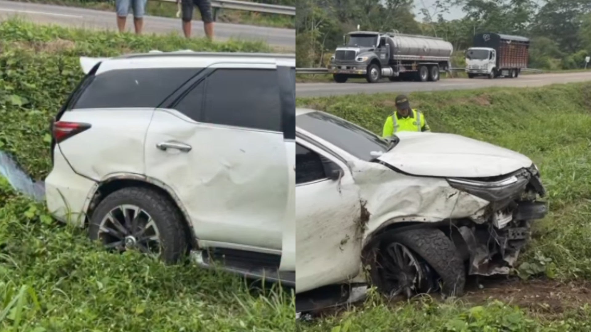 Sebastián Ayala, cantante de música popular colombiana, se accidentó / FOTO: Captura de video