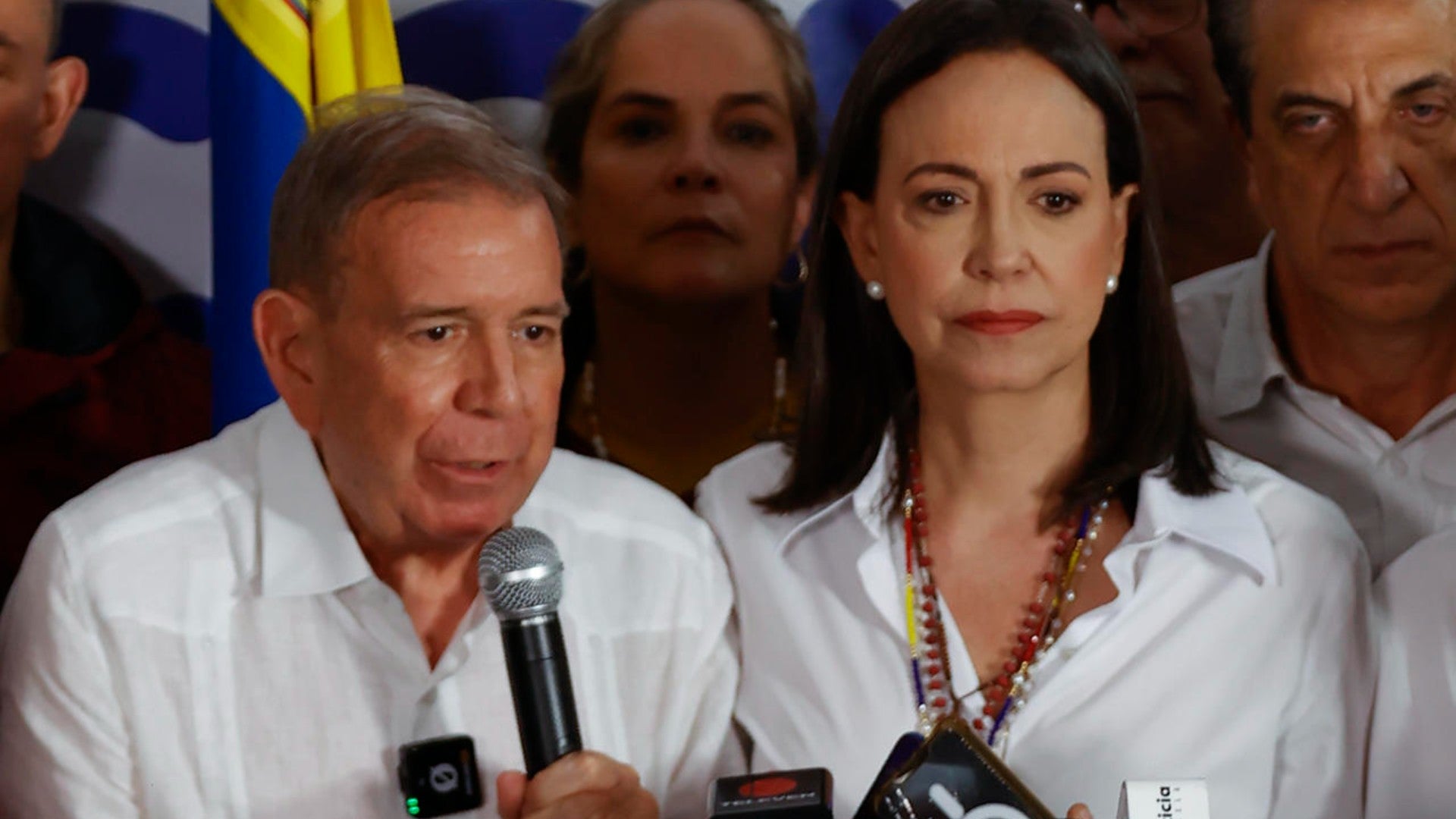 María Corina Machado y Edmundo González Urrutia. (EFE)
