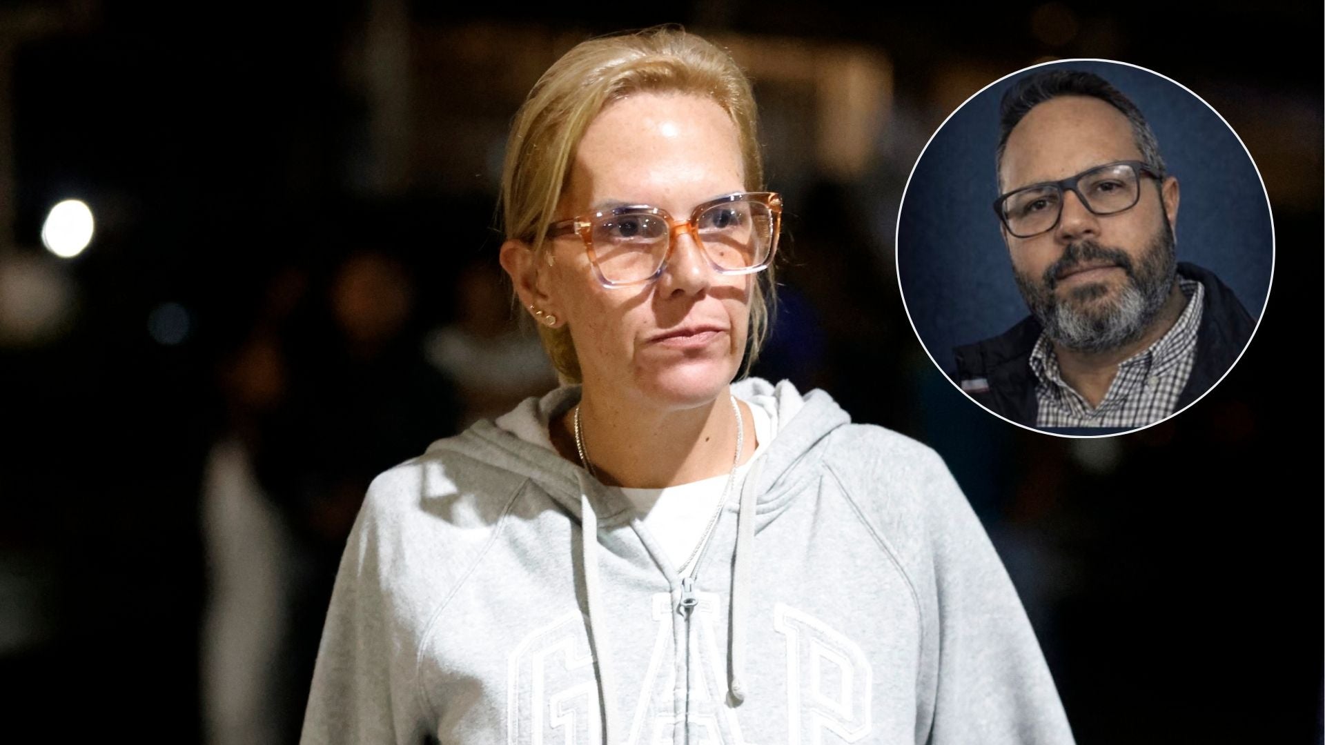 Mariana González y su esposo Rafael Tudares - Fotos: AFP y X @MarianaGTudares