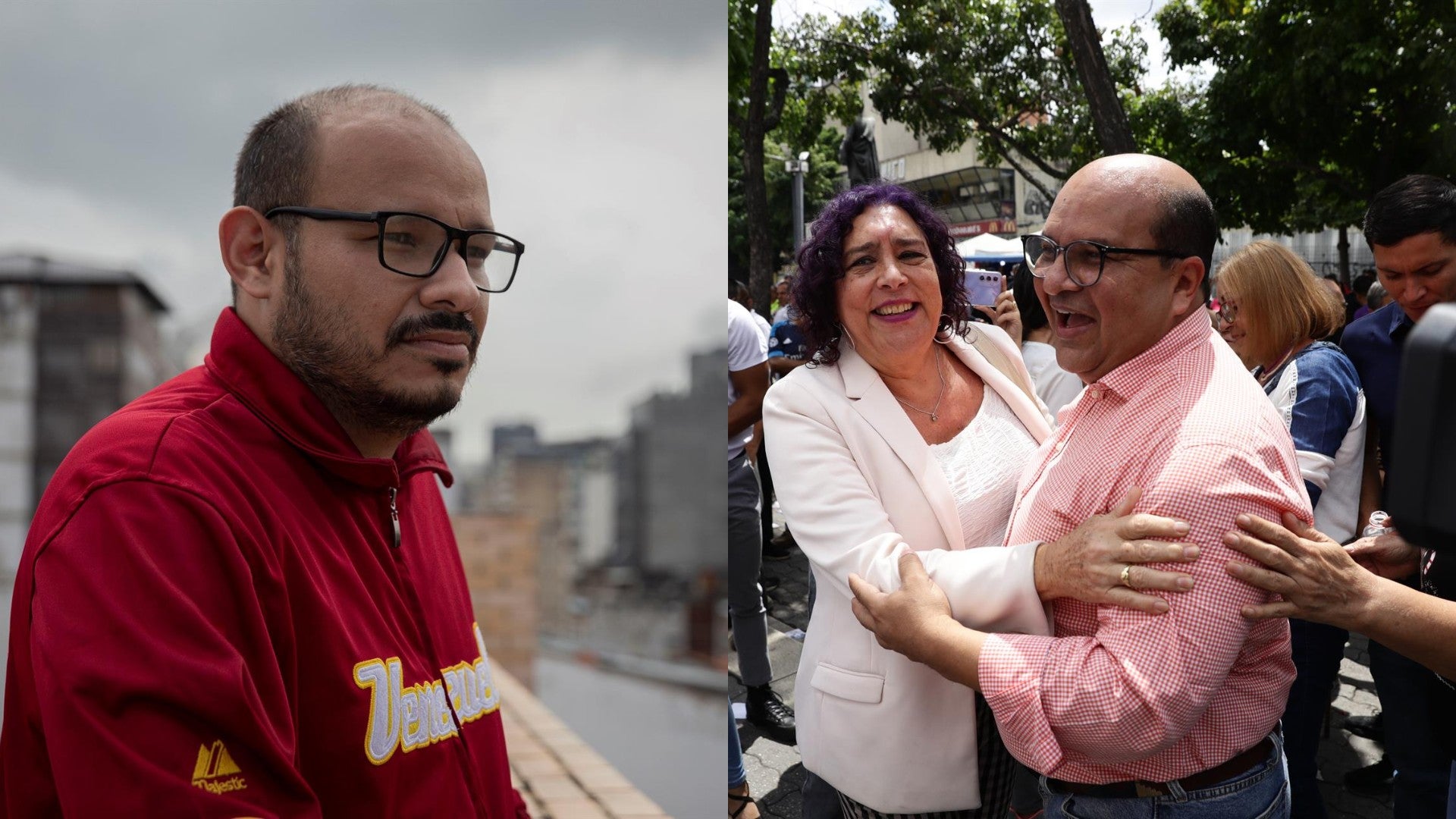 Periodistas Carlos Julio Rojas y Roland Carreño liberados en Venezuela - Fotos: EFE