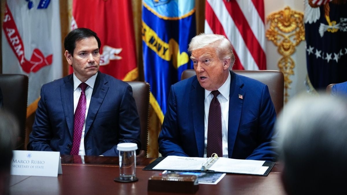 Marco Rubio y Donald Trump (EFE)