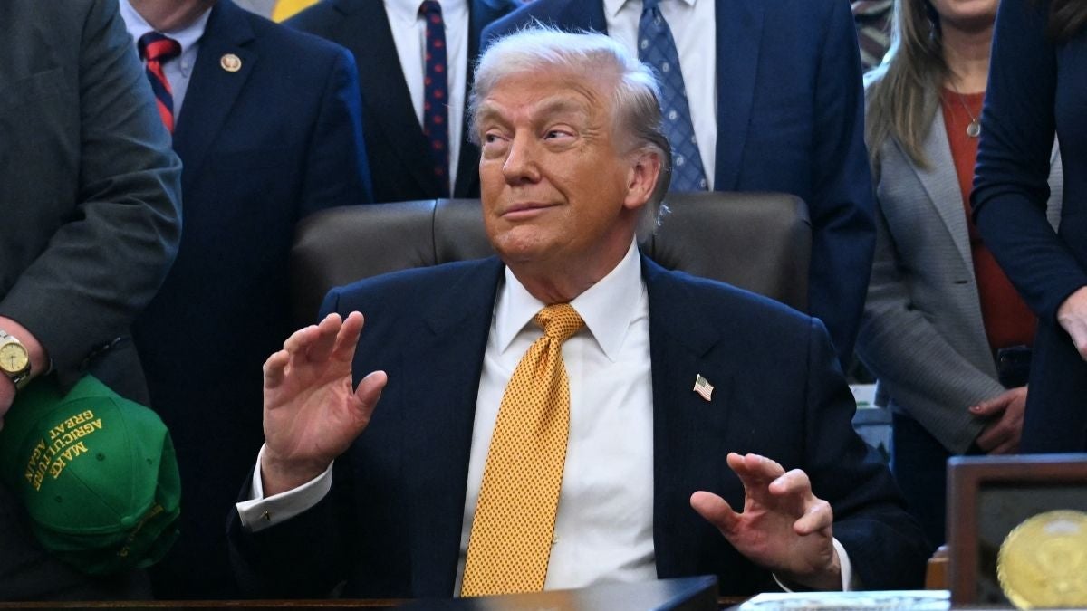 Donald Trump, presidente de EE. UU. (AFP)