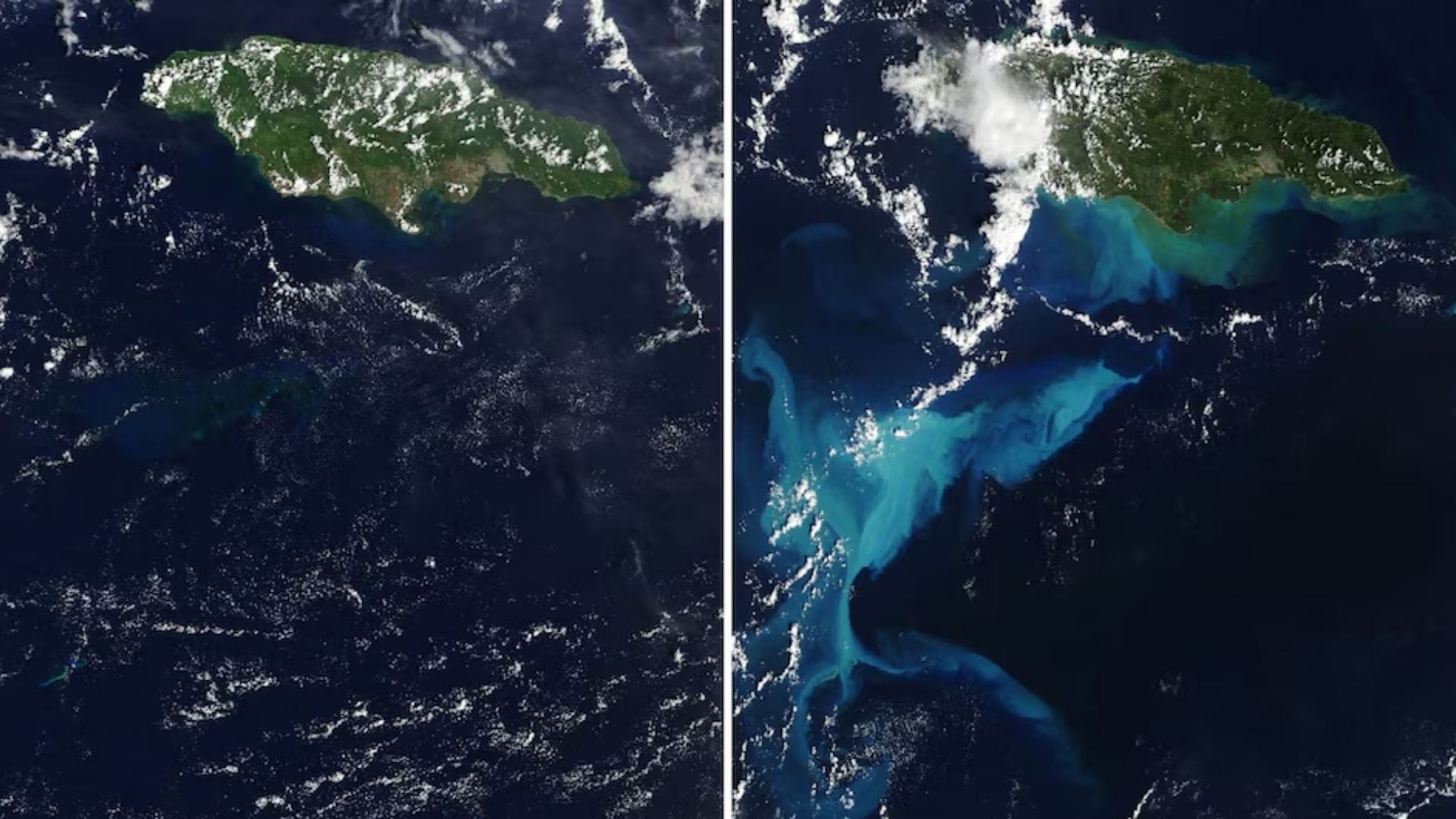 Imagen satelital de la NASA