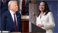 Donald Trump, presidente de EE. UU. / María Corina Machado, premio Nobel de la Paz - Fotos: EFE