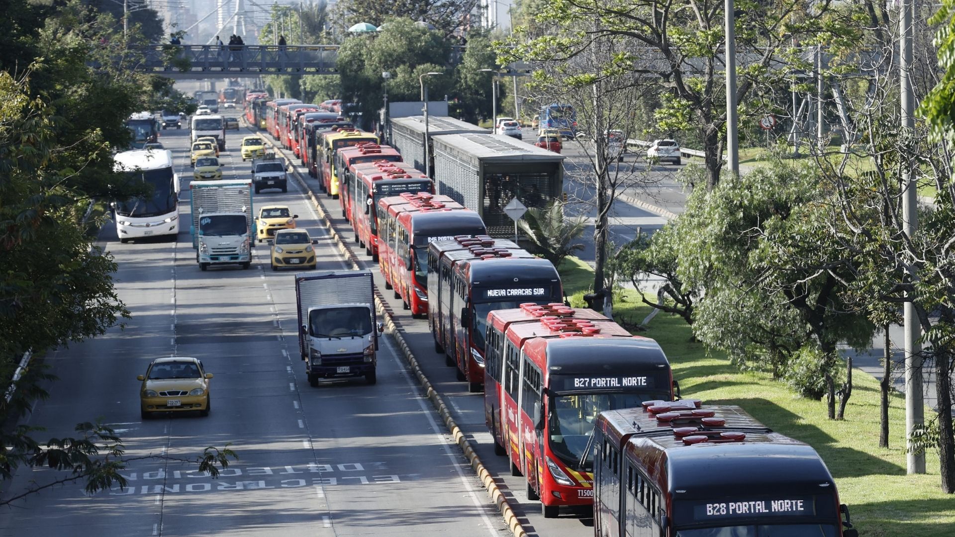 Día sin carro y sin moto en Bogotá - Foto REFERENCIA EFE