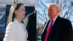 María Corina Machado - Donald Trump (EFE)