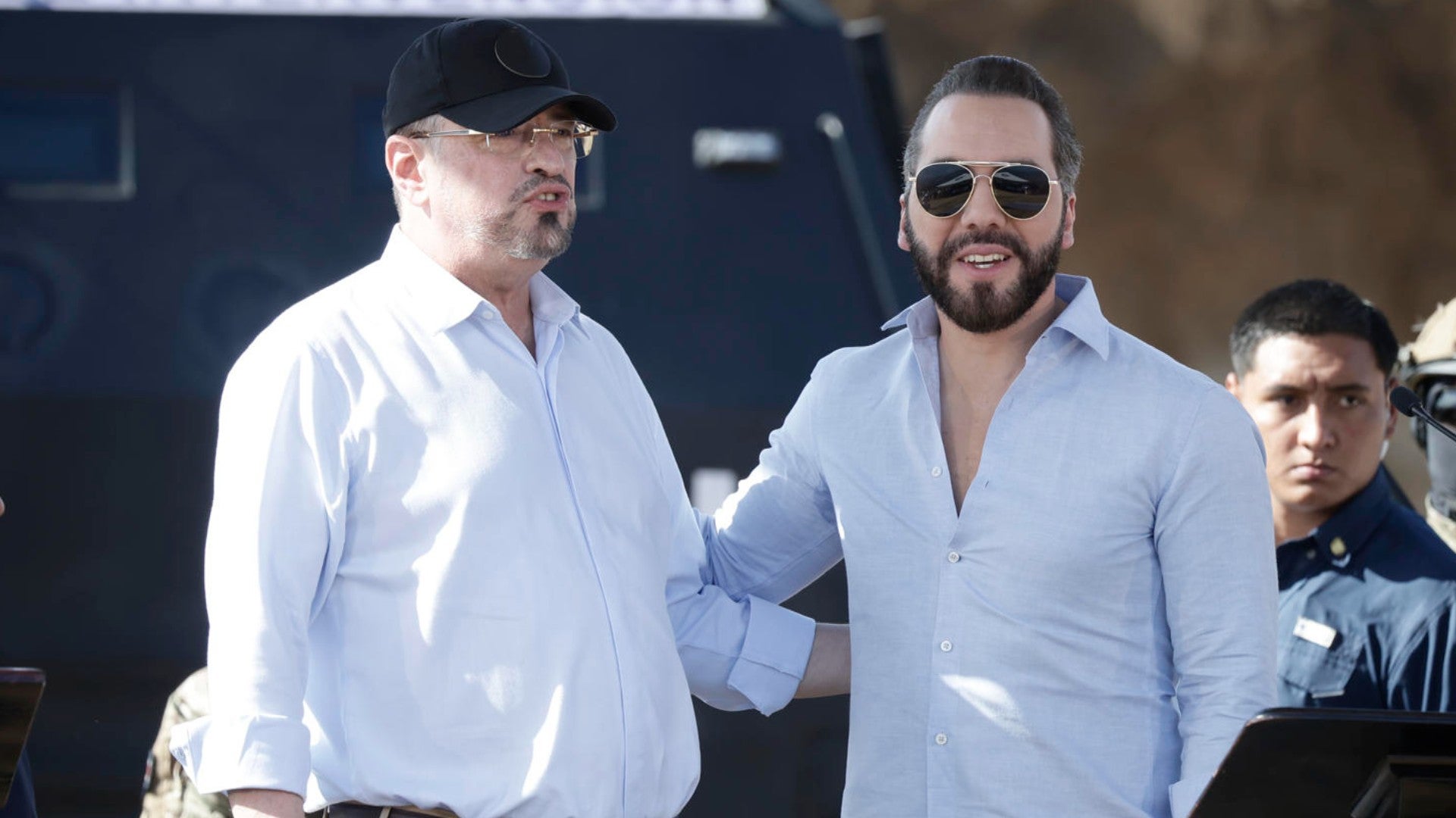 Rodrigo Chavez, presidente de Costa Rica, y Nayib Bukele, presidente de El Salvador / FOTO: EFE