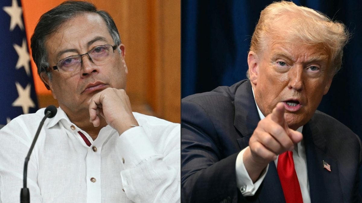 Gustavo Petro y Donald Trump (AFP)