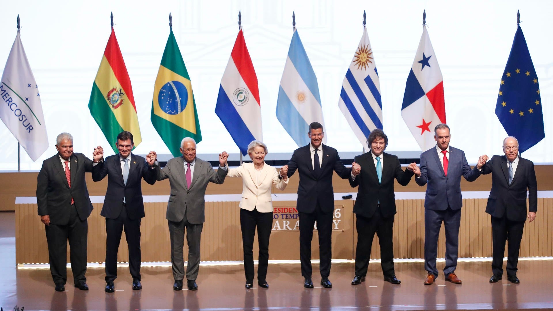 Firme del tratado de libre comercio entre UE y Mercosur - Foto: EFE